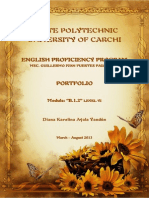 English Proficiency Portfolio