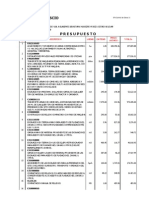 Puntos de Acceso Presupuesto