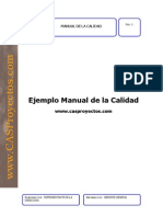 Ejemplo Manual de La Calidad Cas Proyectos.330114844