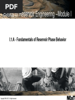 B (I-1A) Fundamentals of Reservoir Phase Behavior