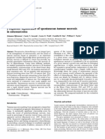 Prognostic Significance of Spontaneous Tumour Necrosis in Osteosarcoma