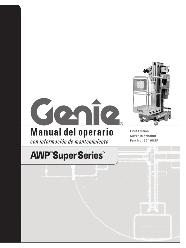 Manual Genie Awp-40s PDF | Neumático | Batería (electricidad)
