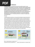 Seawater Greenhouse: Process