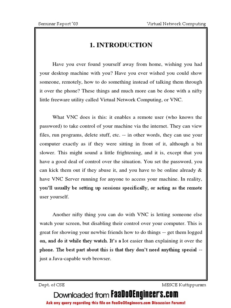 Understanding Virtual Network Computing | PDF