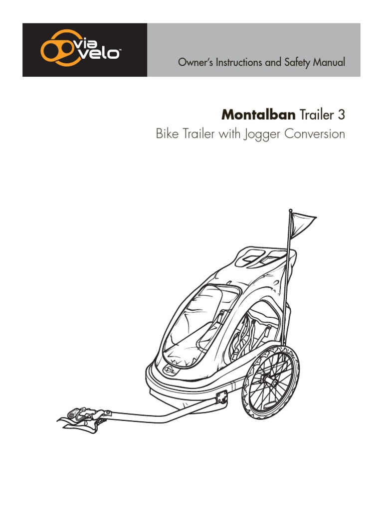 Comprehensive Owner's Manual for the Montalban Trailer 3 Bike Trailer