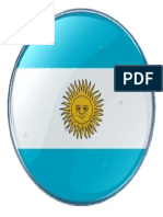 Bandera de Argentina Boton