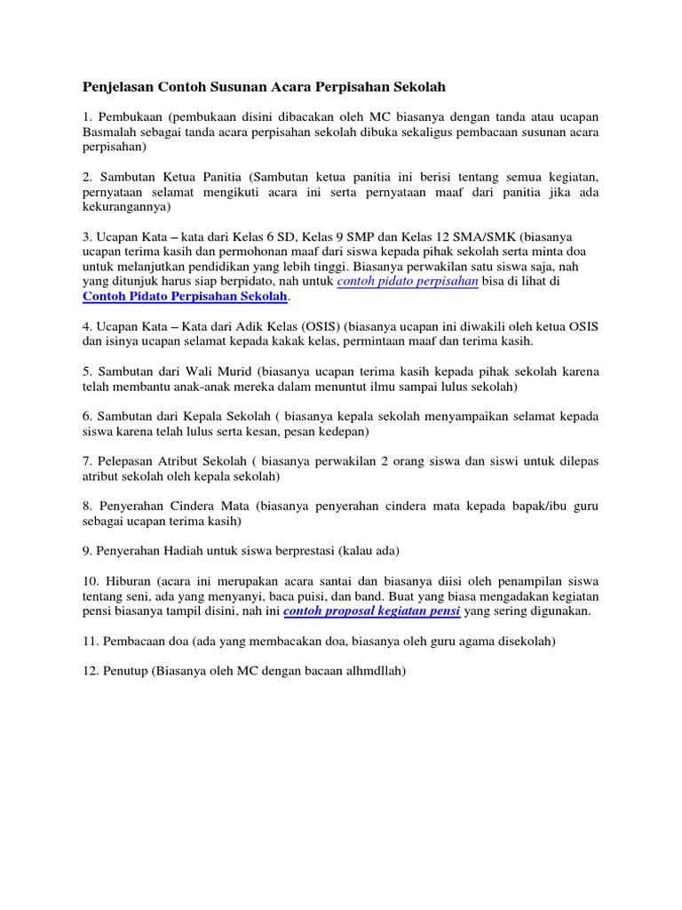 Kata Kata Perpisahan Untuk Kakak Kelas Kata Penujuk