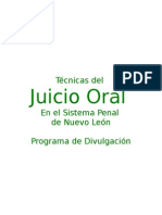 Juicio Oral, Técnicas Del, Nuevo Leon