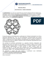 Análise Combinatória