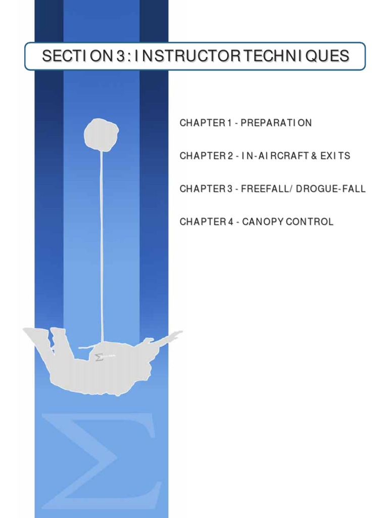 Skydiving Training Techniques Guide | PDF