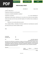 Proxy Voting Form Template | PDF