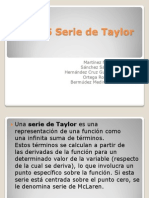 4.5 Serie de Taylor