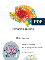 Hemisferio Derecho-Lobulo Temporal y Occipital