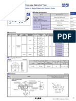 Compact Two-way Operation Type Technical Specifications