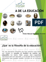 Filosofía de La Educación