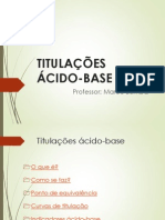 Titulação Ácido Base