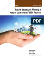 Best Practices for Succession Planning in Federal Government STEMM Positions