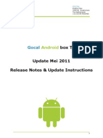 Gocal Android TV Box Update Mei 2011