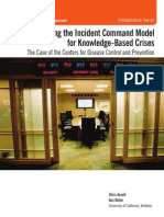 Adapting the Incident Command Model for Knowledge-Based Crises