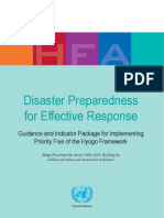 Disaster Preparedness For Effective Response