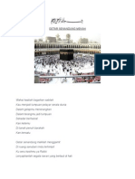 Sajak Getar Senandung Mekah & Cinta Sang Maha Kaya Cinta