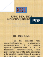 Rsi (Rapid Sequence Induction and Intubation)