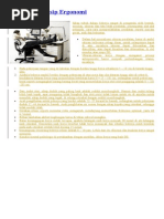 Beberapa Prinsip Ergonomi / Ergonomic Principles