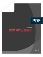 SolidWorks Sheet Metal Tools