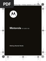 Motorola EX128 Manual Utilizare