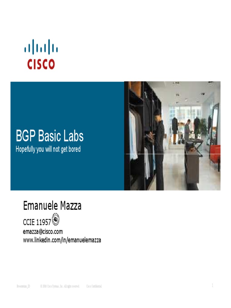 BGP Basic Labs | PDF