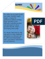 Early Childhood Poster Atypical Development