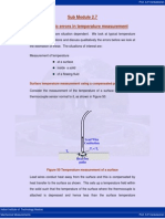 Sub Module 2.7 Systematic Errors in Temperature Measurement