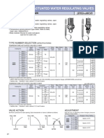 Water Regulating Valves