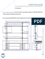 AutoCAD 2D - Práctica de tensores en vista