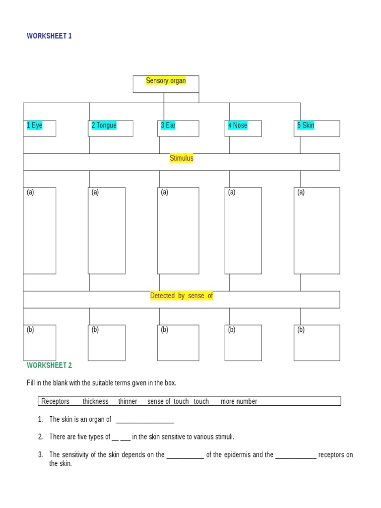 Worksheet Science Form 2 Chapter 1