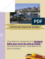 Envoi de Colis en Suède