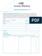 Pre-Employment App Form