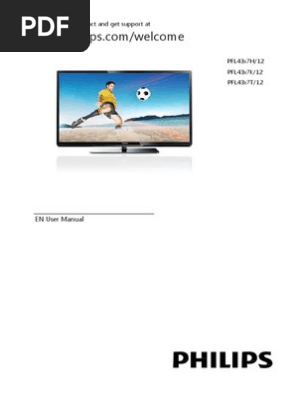 Televizoro 42pfl4307h 12 Dfu Eng