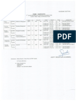 1st Module Ending Exam Time Table