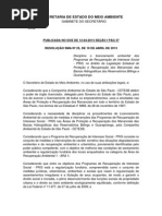 Resolução Sma Nº 25 de 10 de Abril de 2013