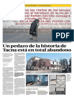 Un pedazo de la historia de Tacna está en total abandono