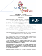 Clasico Rcn Claro 2014 Boletin 03 Oscar Sevilla Va Por El Tri