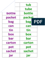 Container Words