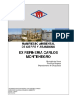 Manifiesto Ambiental Exrefineria Carlos Montenegro2