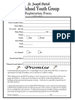 Registration Form: - Member Signature - Date