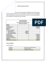 Informe Económico Financiero, Proyectos Empresariales 22222