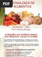Conservação de Alimentos - Parte i