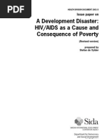 A Development Disaster: HIV/AIDS As A Cause and Consequence of Poverty