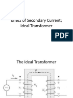 Effect of Secondary Current Ideal Transformer