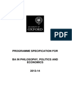 PPE Programme Specification 2013-14 Final